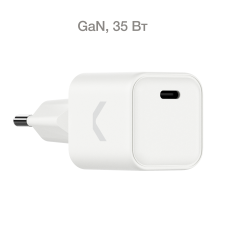 Сетевое зарядное устройство COMMO 35W Mini Charger, GaN, 1xUSB-C