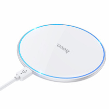 Беспроводная зарядка HOCO Premium CW6 Pro Easy, белая